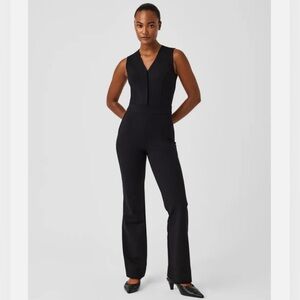 Spanx Perfect Sleeveless Jumpsuit in Classic Black Sz XL REGULAR NWT Minimalist